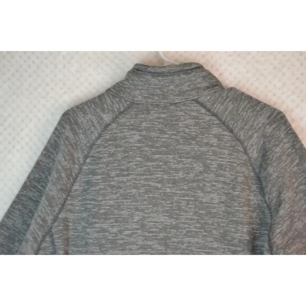 Swiss Tech Men's Large Gray Full Front Zip Fleece Jacket